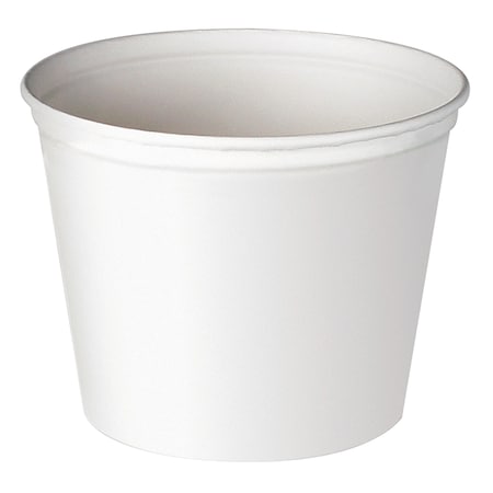Dart Double Wrapped Paper Bucket, Waxed, White, 83oz, PK100 5T3-N0196